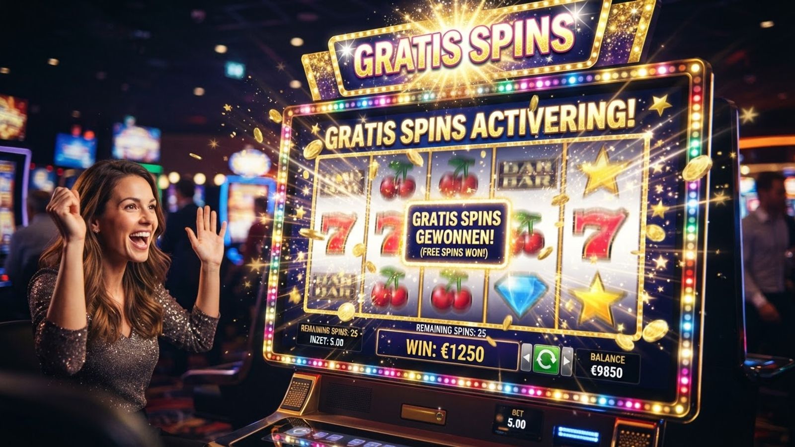 Gratis spins met draaiende gokrol